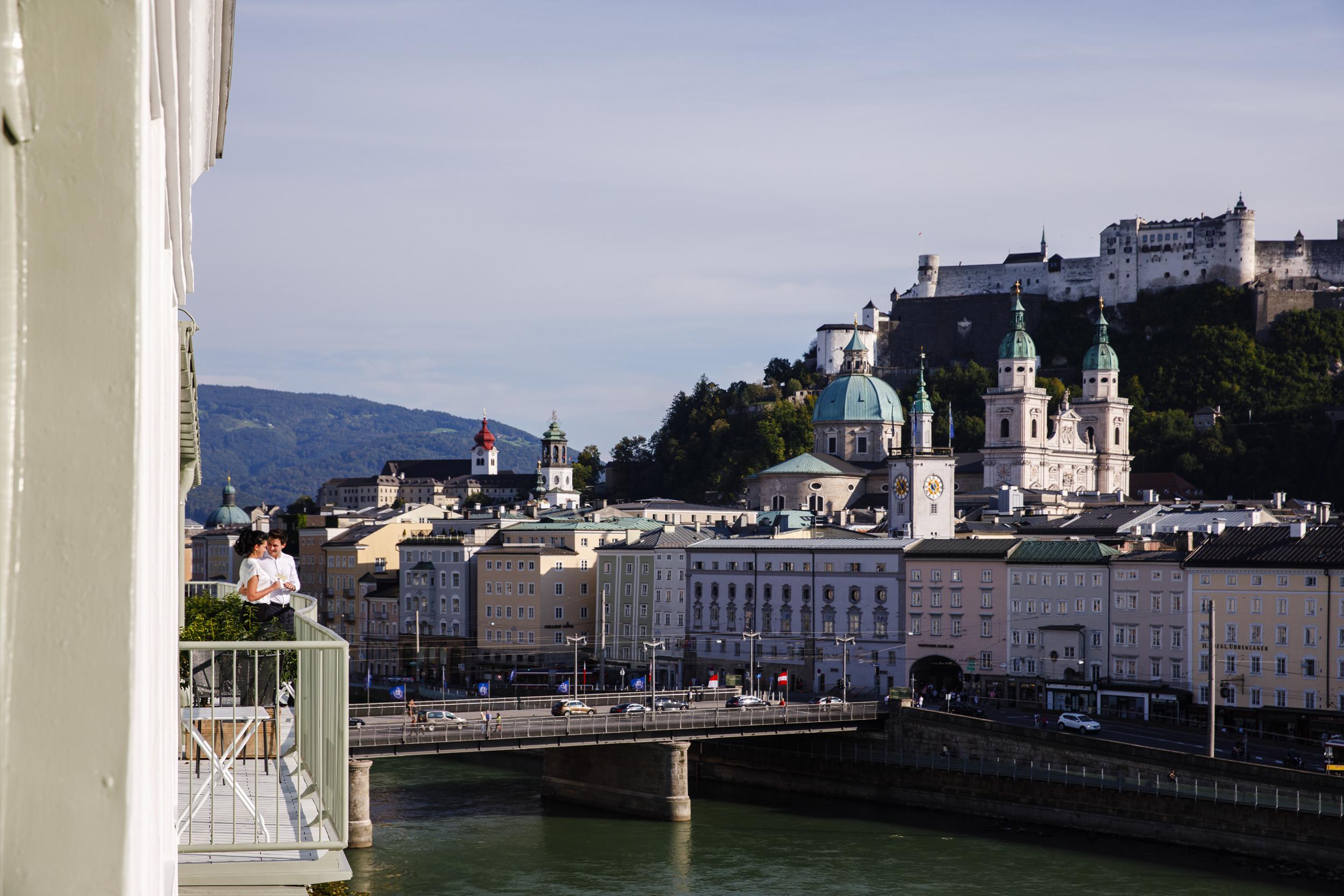 Hotel Sacher Salzburg Bagian luar foto Salzburg