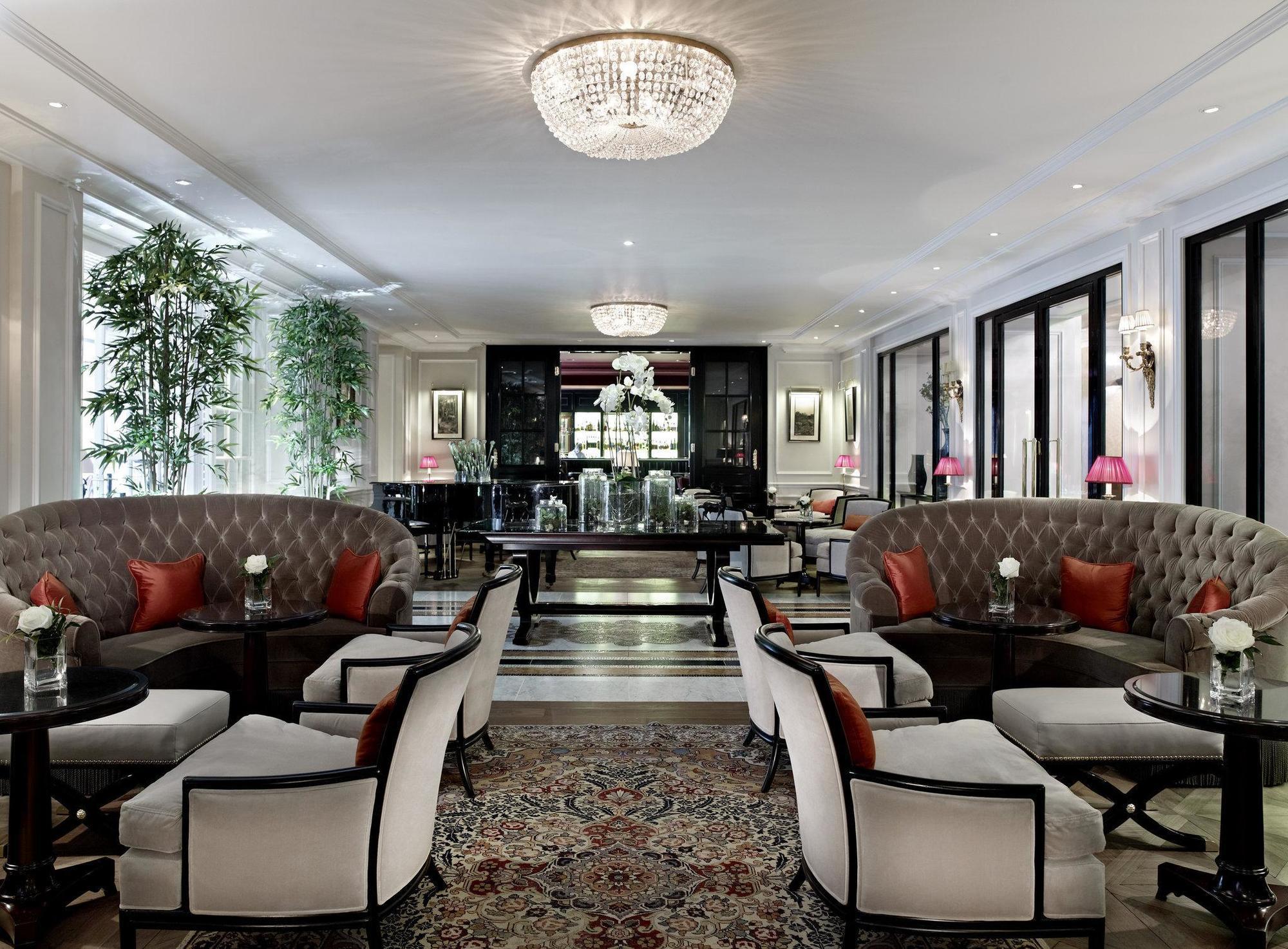 Hotel Sacher Salzburg Restoran foto The lobby